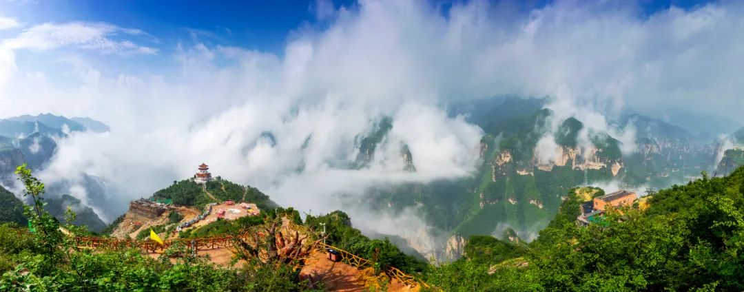 美丽中国 • 山西篇丨层崖翠接蔚蓝天